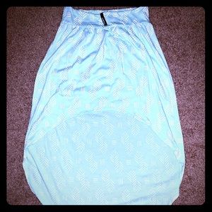 Oneill light green maxi tribal skirt